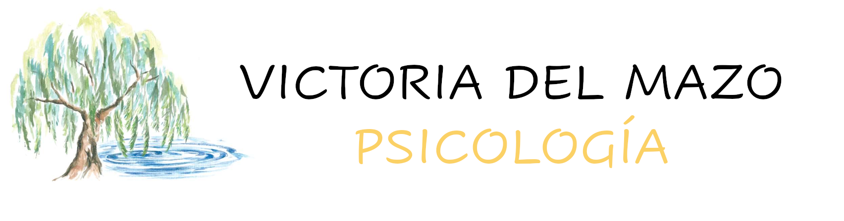 Victoria del Mazo Psicología Logo